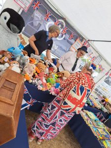 Leaders on the Soft Toy tombola